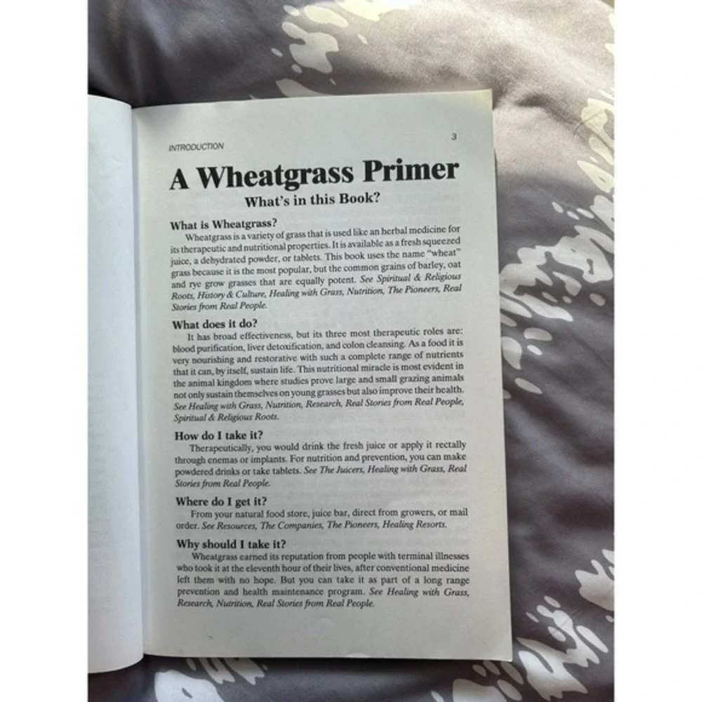 Wheat Grass Natures Finest Medicine Complete‎ Guide To Grasses Revitalize Health